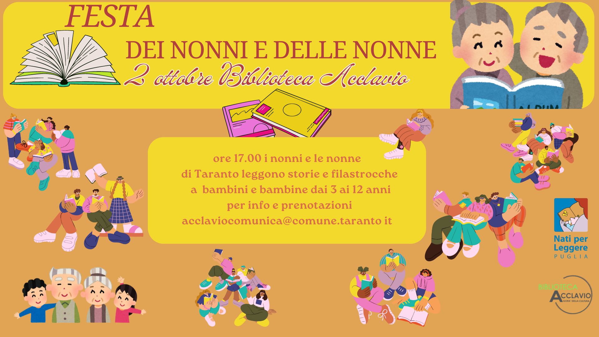 Festa dei Nonni e delle Nonne in Biblioteca