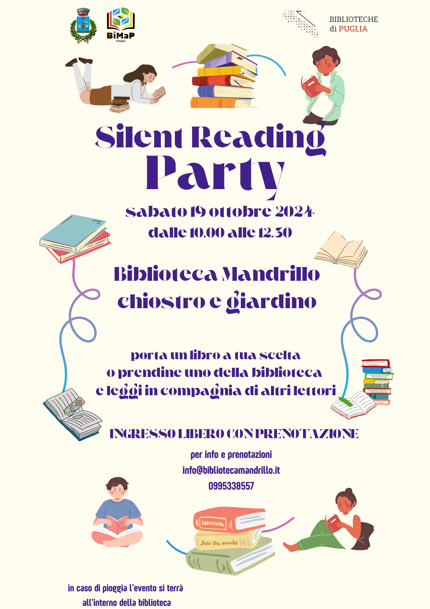 Locandina Silent reading Party