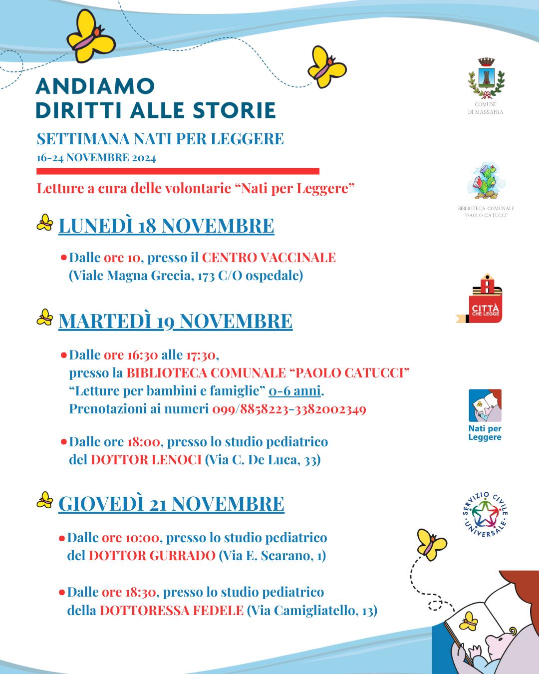 Biblioteca "Paolo Catucci" : settimana Nati per Leggere 2024