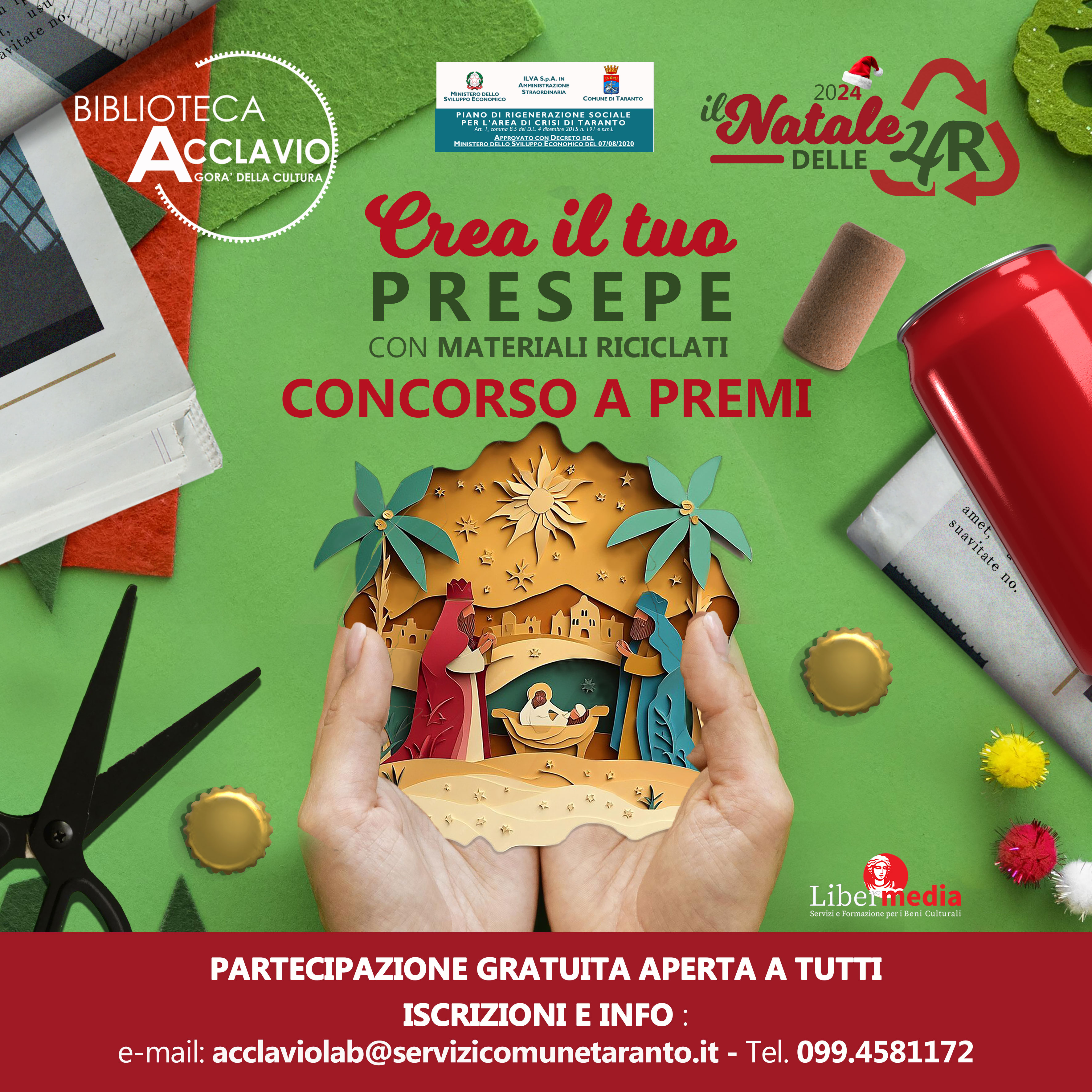Concorso a premi “Crea il tuo Presepe”