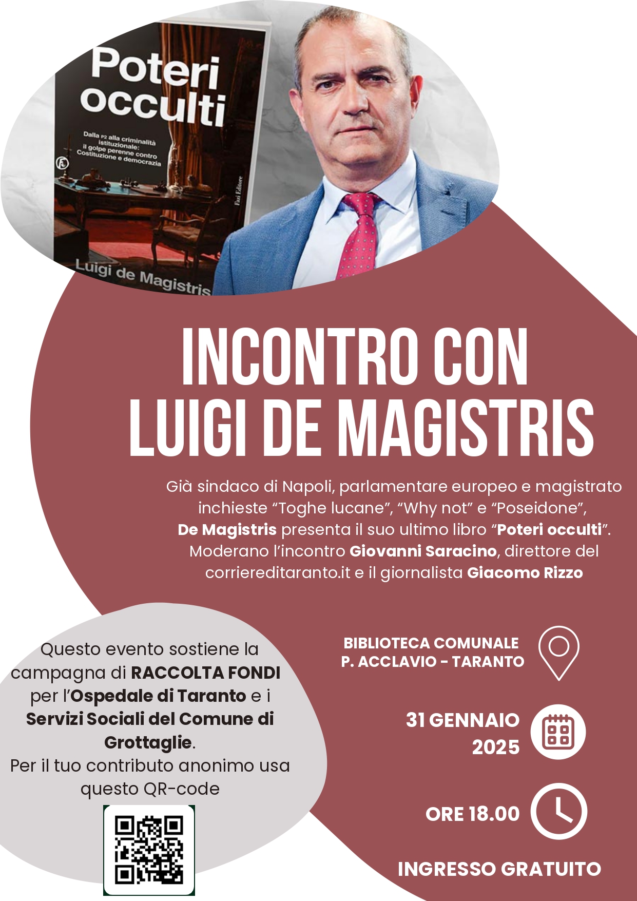 Presentazione del libro "Poteri occulti" di  Luigi de Magistris