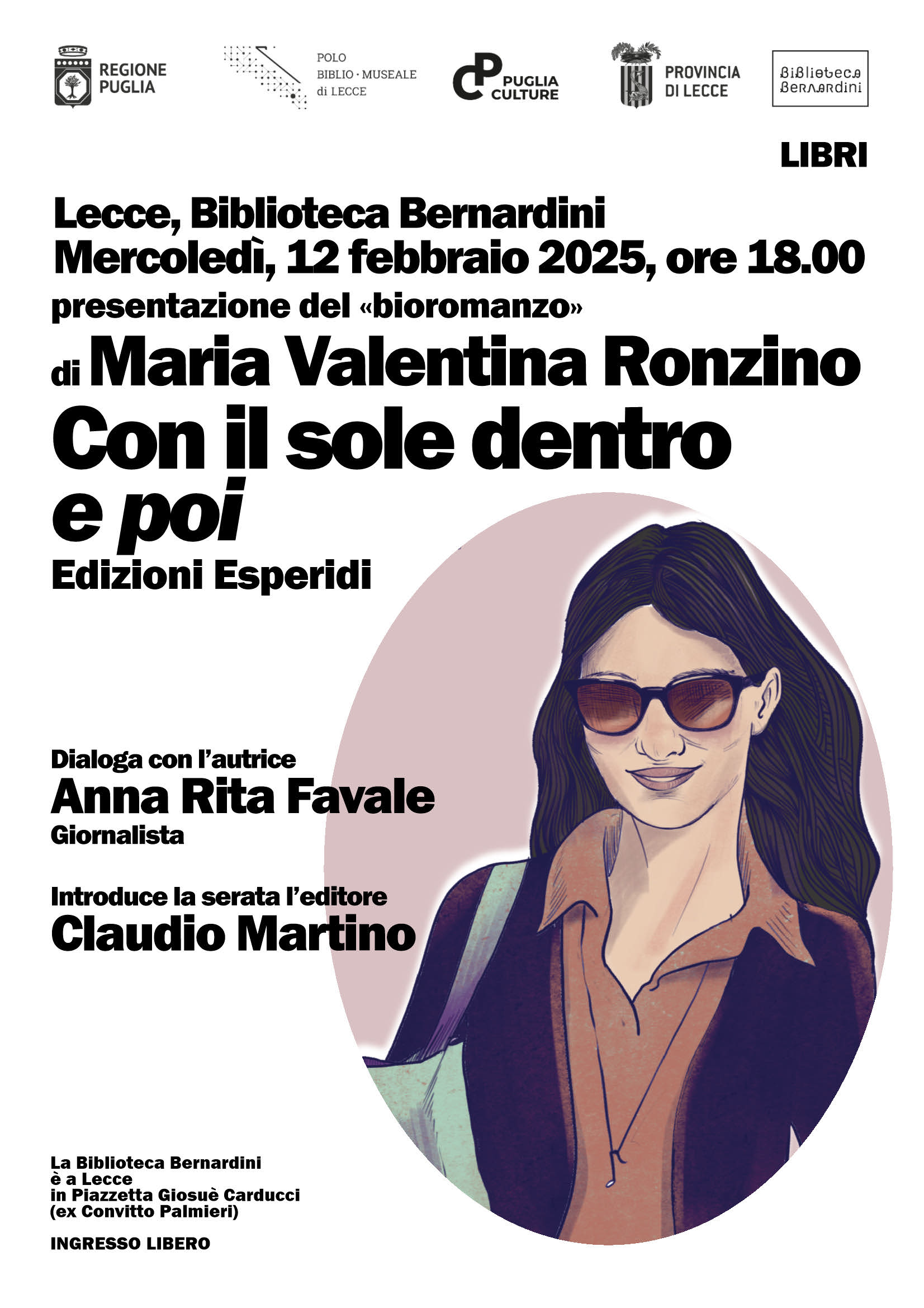 PRESENTAZIONE LIBRO "CON IL SOLE DENTRO E POI"