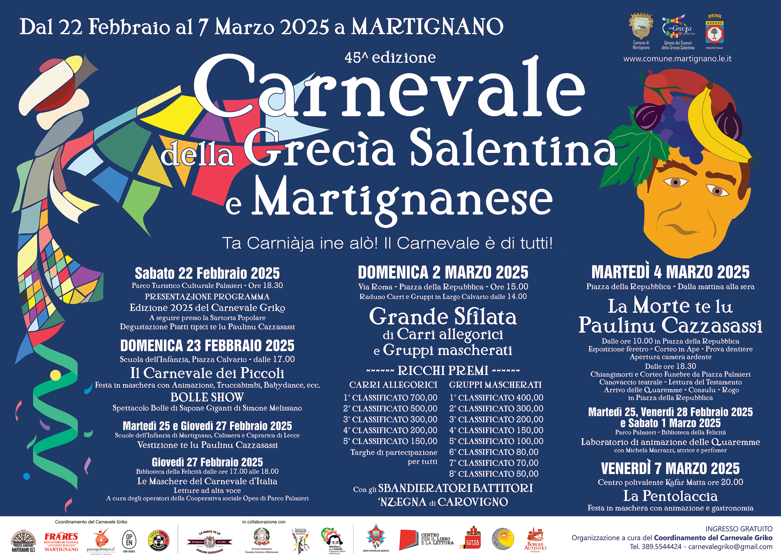 45° CARNEVALE DELLA GRECIA SALENTINA E MARTIGNANESE