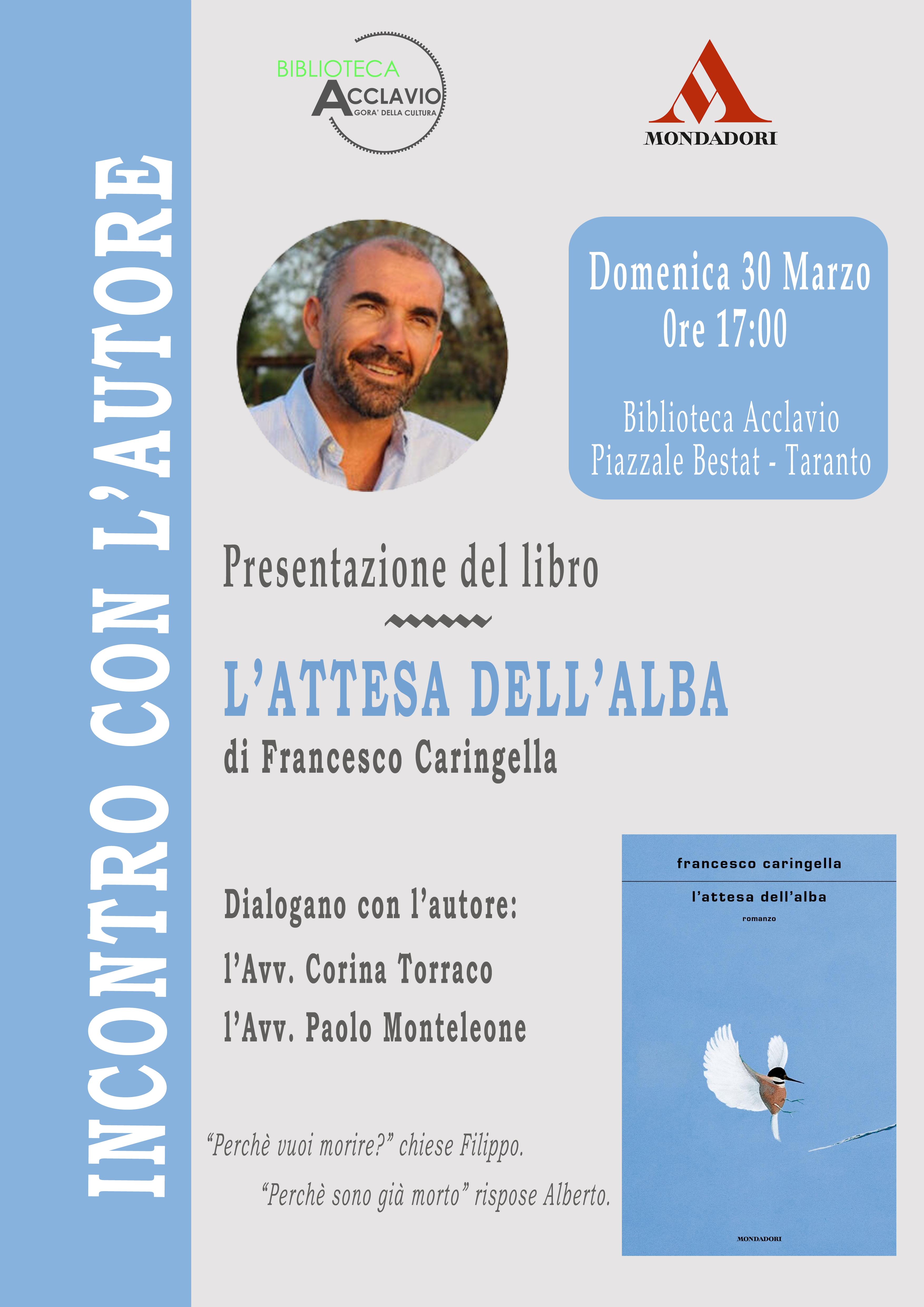 Presentazione del libro L’Attesa dell’Alba
