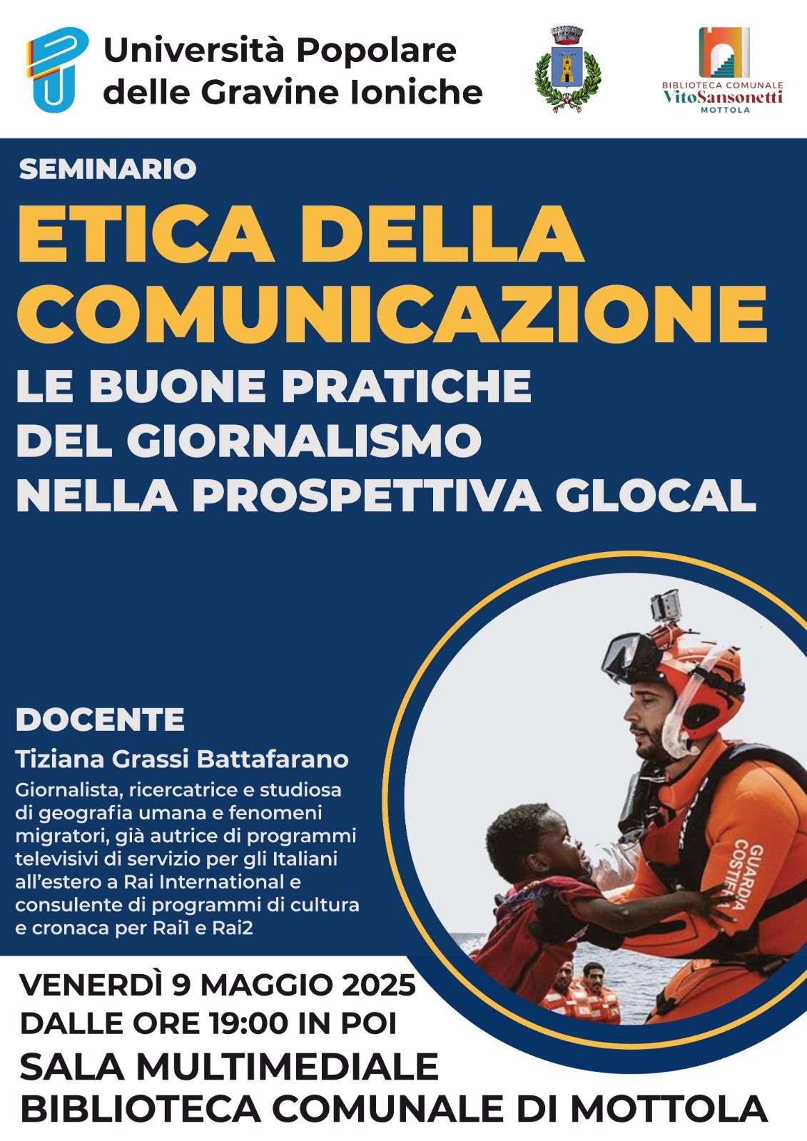 Seminario "Etica della Comunicazione. Le buone pratiche del giornalismo nella prospettiva glocal"