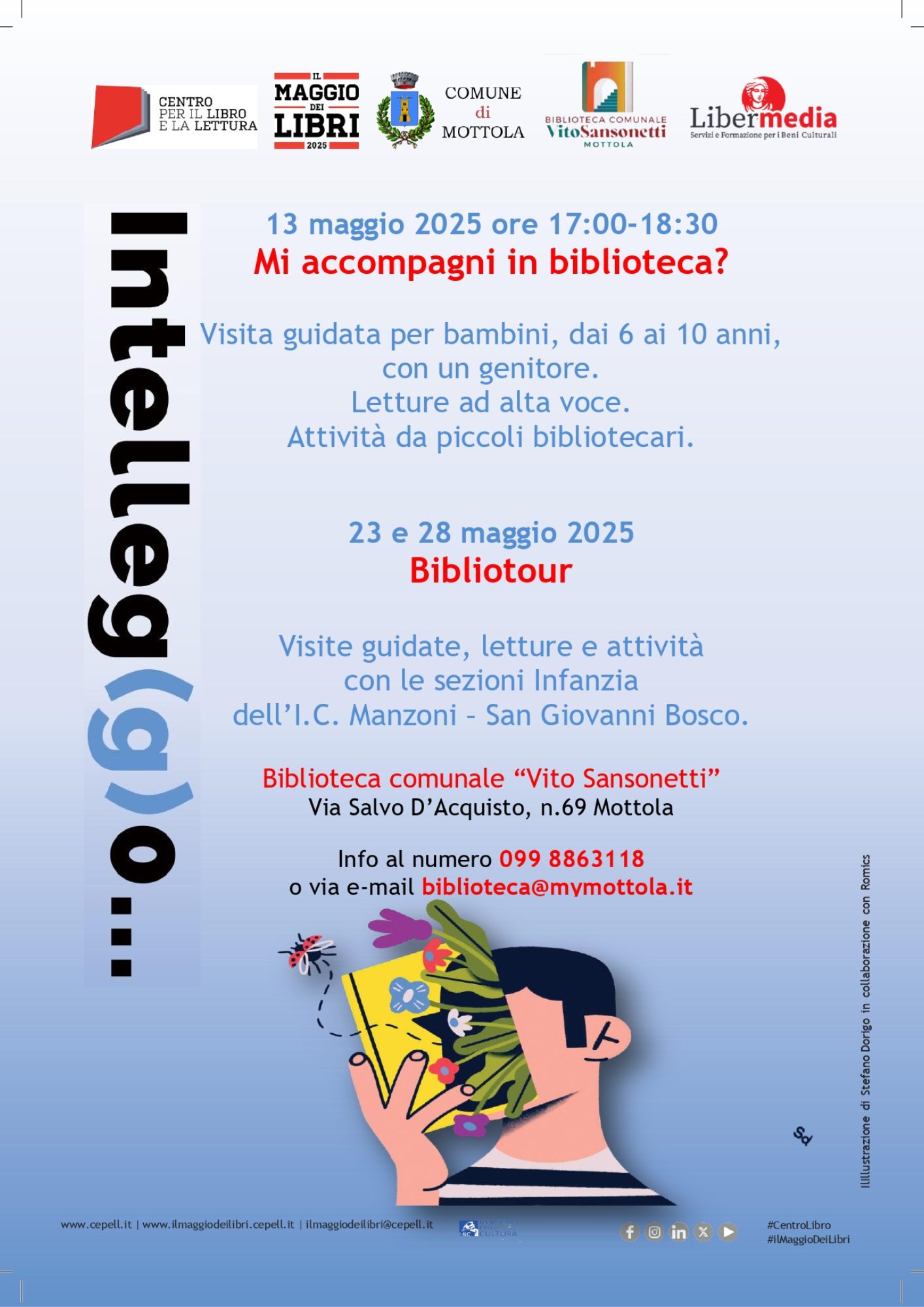 IL &ldquo;MAGGIO DEI LIBRI&rdquo; 2025 IN BIBLIOTECA COMUNALE &ldquo;VITO SANSONETTI&rdquo;