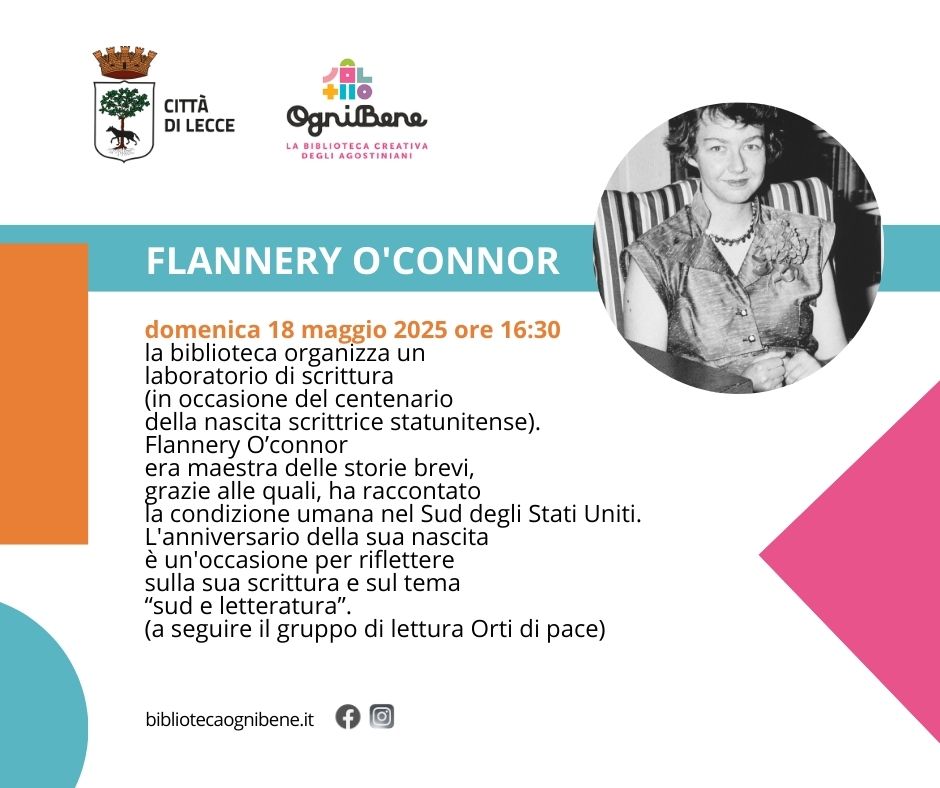 Laboratorio di scrittura su Flannery O’connor