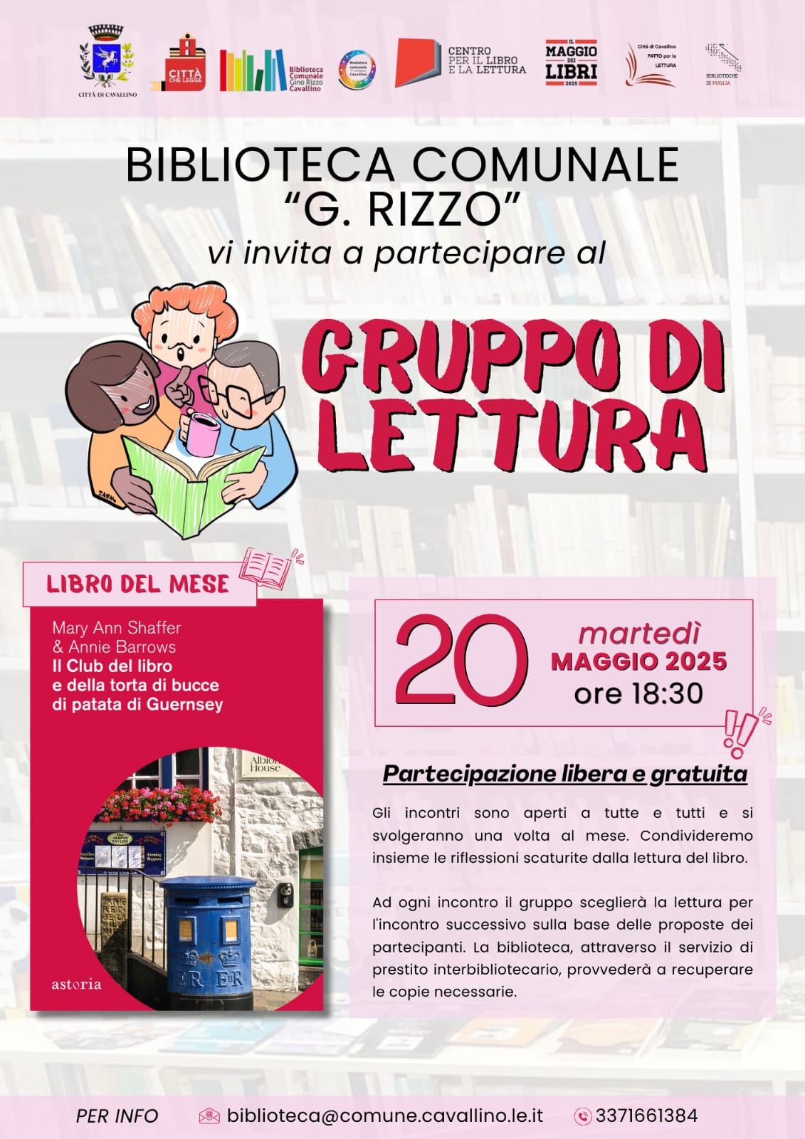 Gruppo di lettura della Biblioteca di Cavallino
