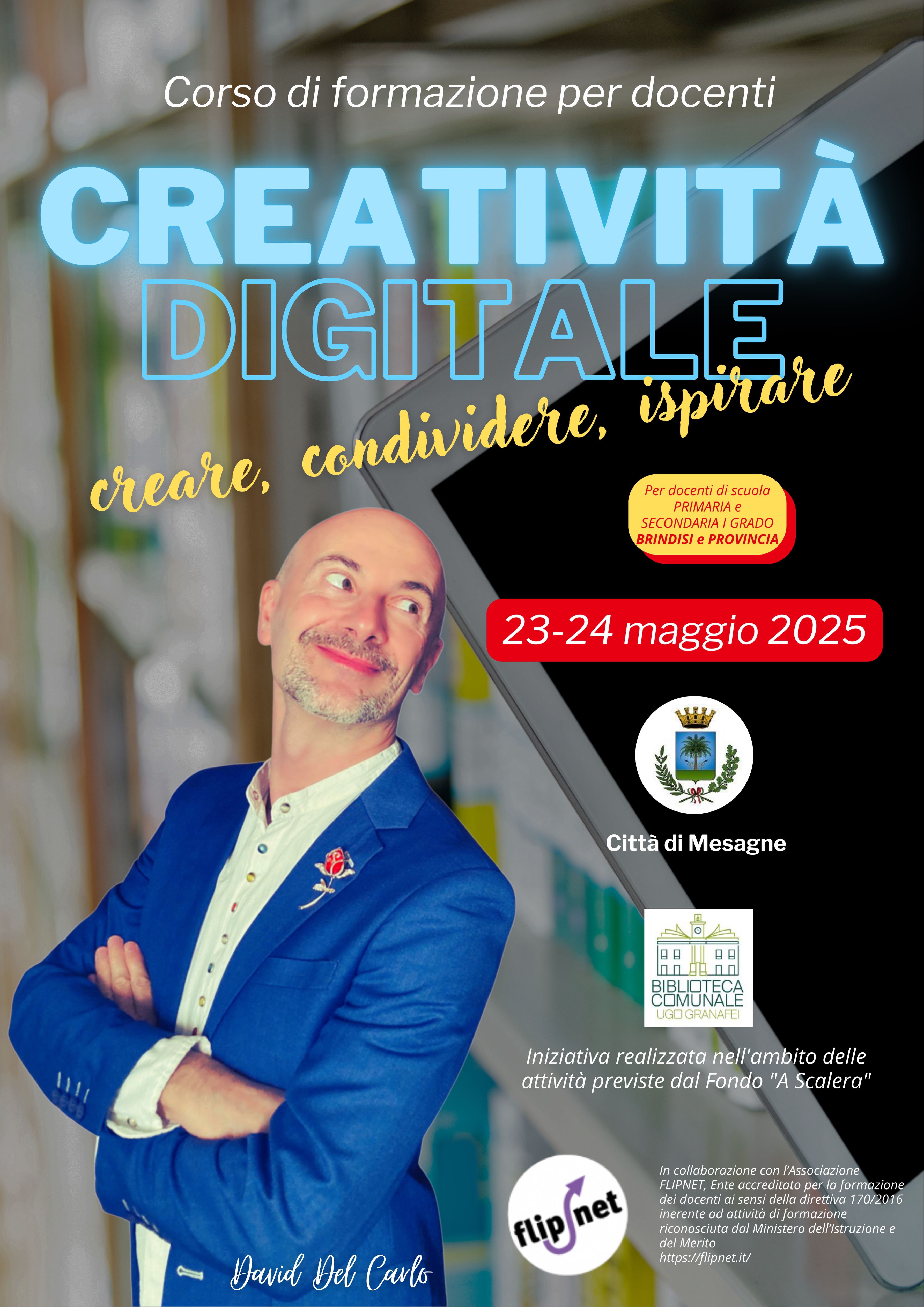 Corso di formazione gratuito "Creatività digitale: creare, condividere, ispirare"