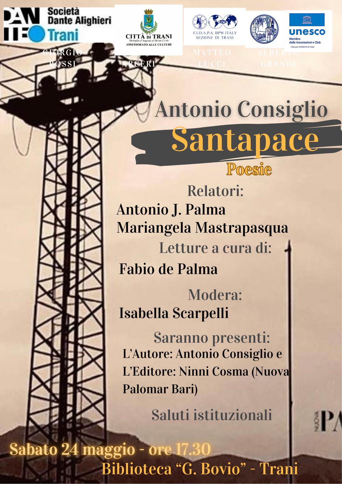 Presentazione del libro SANTAPACE di Antonio Consiglio