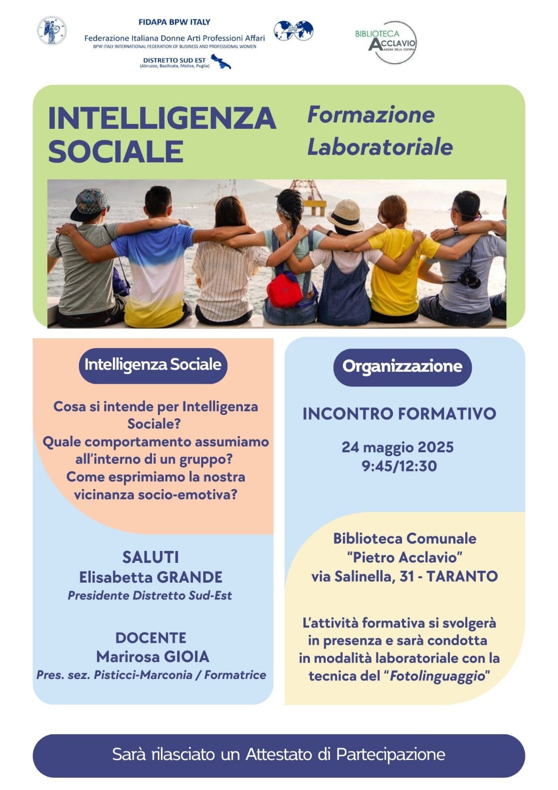 Intelligenza Sociale e Comportamento di Gruppo