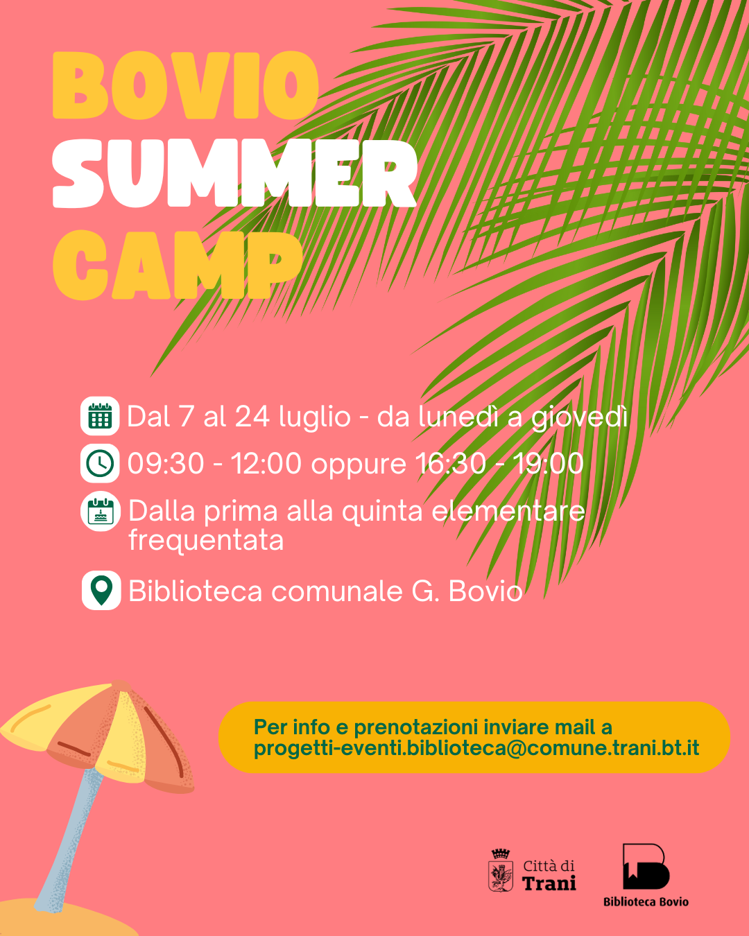 Attività BOVIO SUMMER CAMP