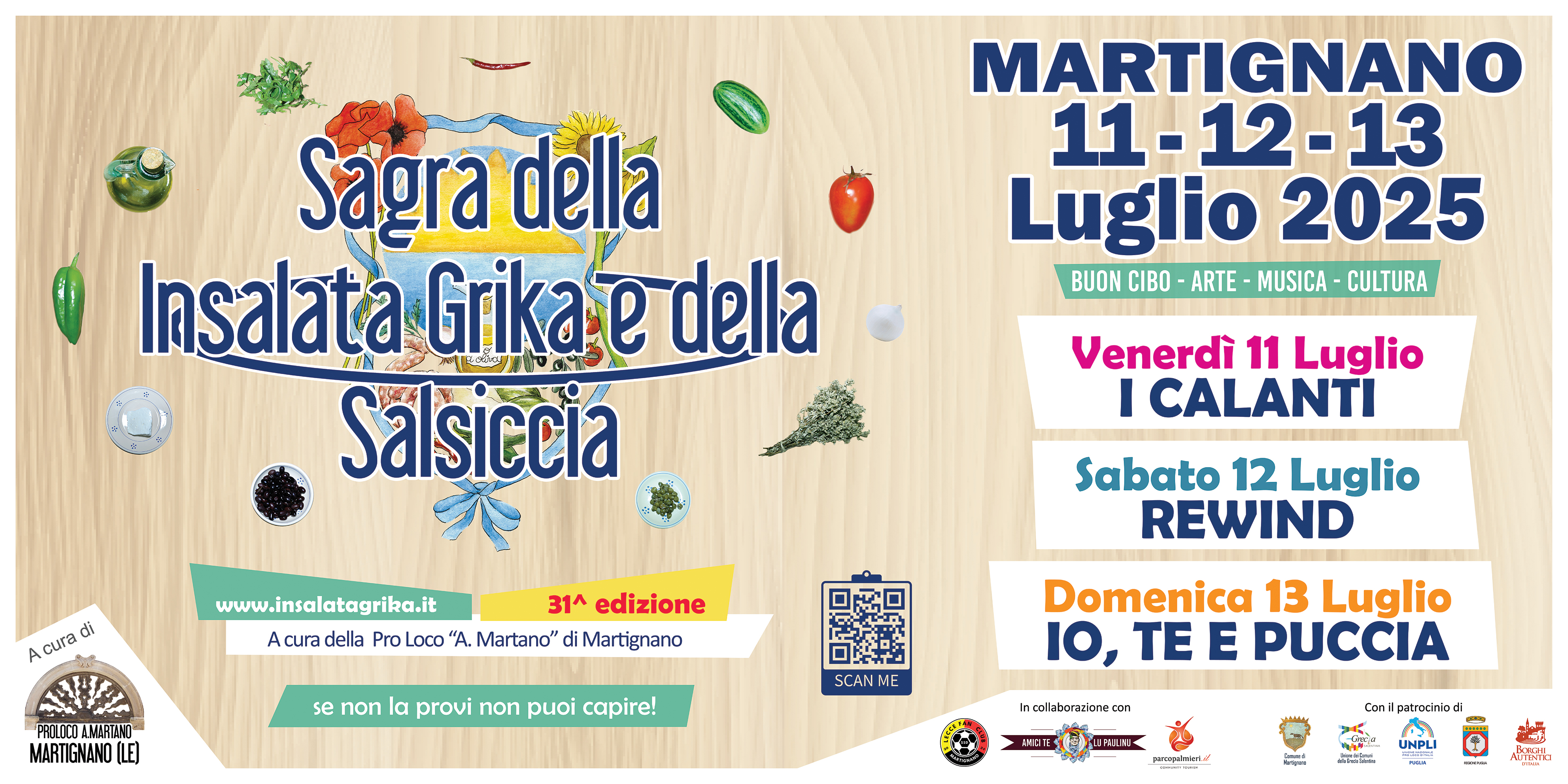 31^ EDIZIONE SAGRA DELL’INSALATA GRIKA E DELLA SALSICCIA