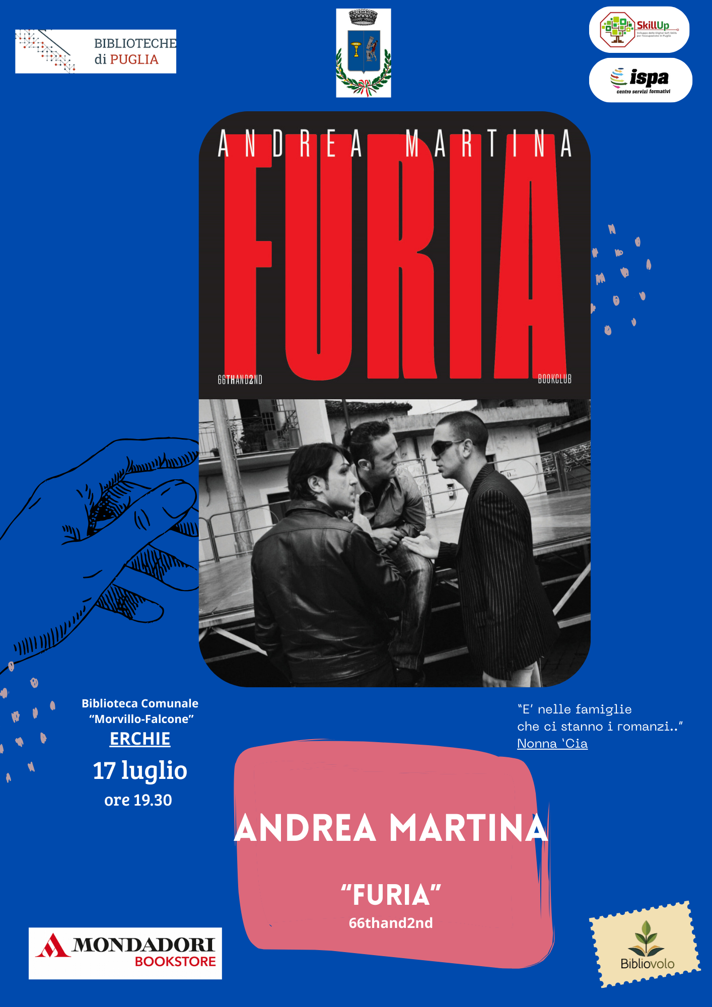 IL MIO PAESE E’ IO  ANDREA MARTINA presenta il suo  “FURIA”