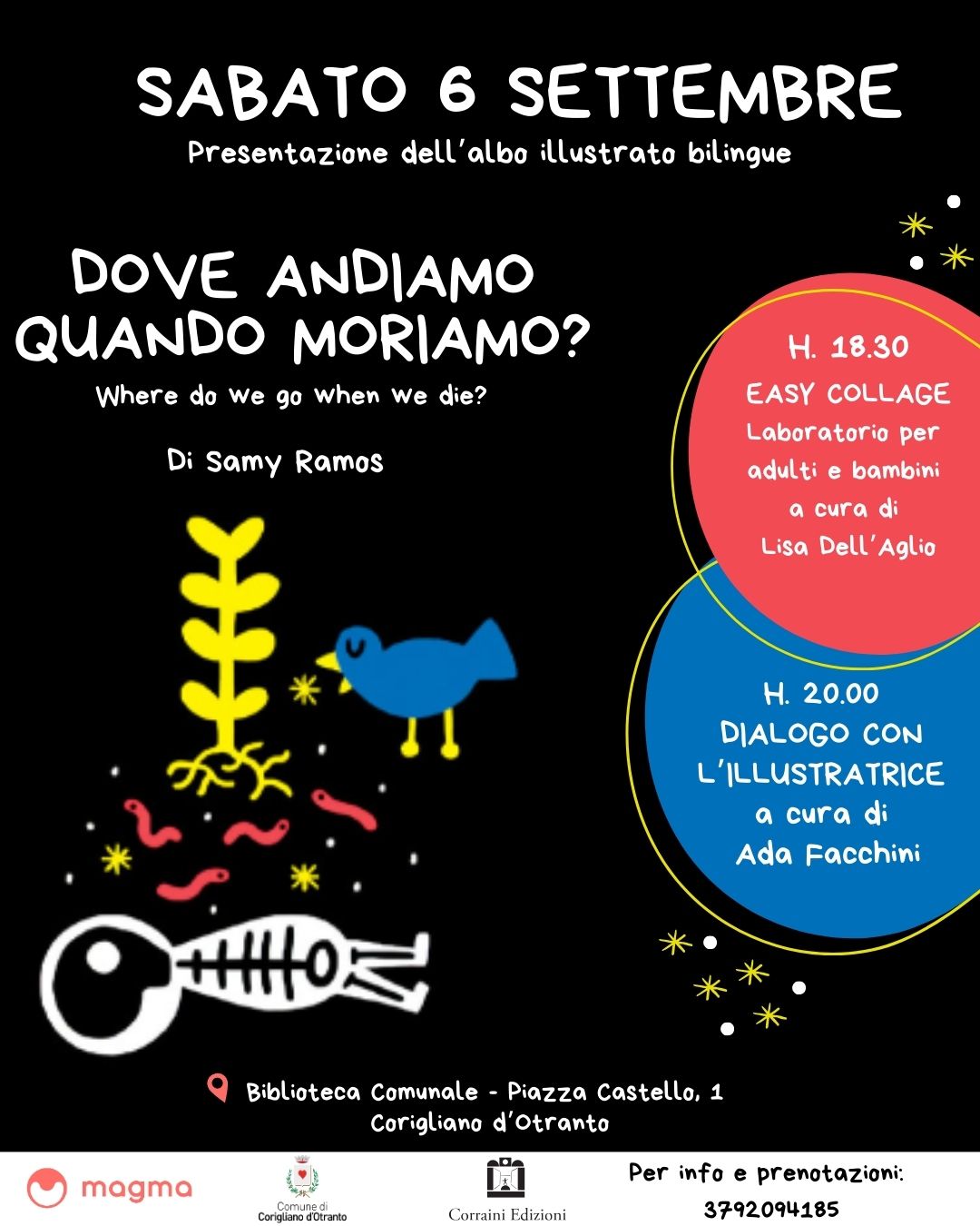 "𝑫𝒐𝒗𝒆 𝒂𝒏𝒅𝒊𝒂𝒎𝒐 𝒒𝒖𝒂𝒏𝒅𝒐 𝒎𝒐𝒓𝒊𝒂𝒎𝒐?" 𝒅𝒊 𝐒𝐚𝐦𝐲 𝐑𝐚𝐦𝐨𝐬 -  PIU LABORATORIO