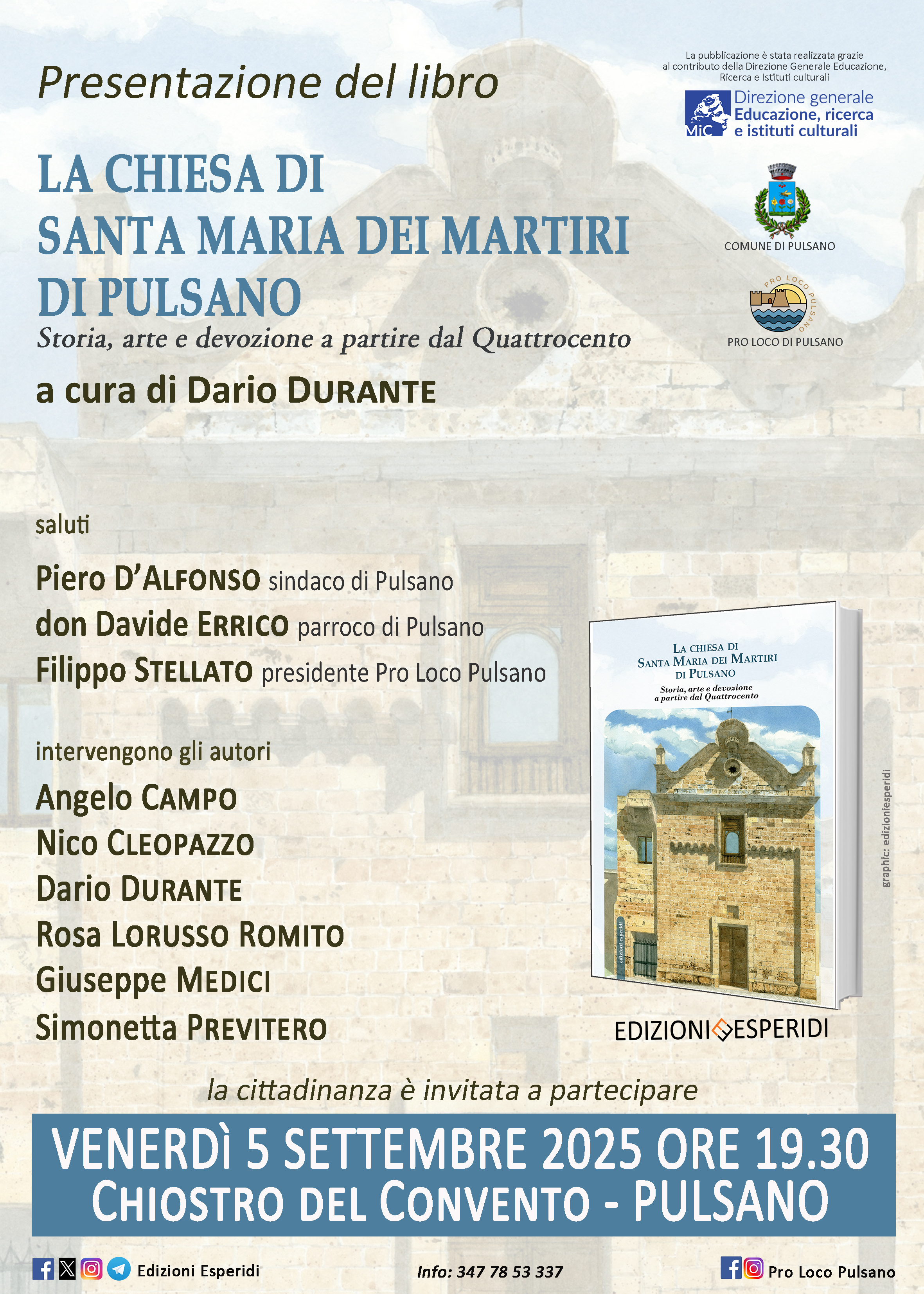 Presentazione:𝐋𝐚 𝐜𝐡𝐢𝐞𝐬𝐚 𝐝𝐢 𝐒𝐚𝐧𝐭𝐚 𝐌𝐚𝐫𝐢𝐚 𝐝𝐞𝐢 𝐌𝐚𝐫𝐭𝐢𝐫𝐢 𝐝𝐢 𝐏𝐮𝐥𝐬𝐚𝐧𝐨