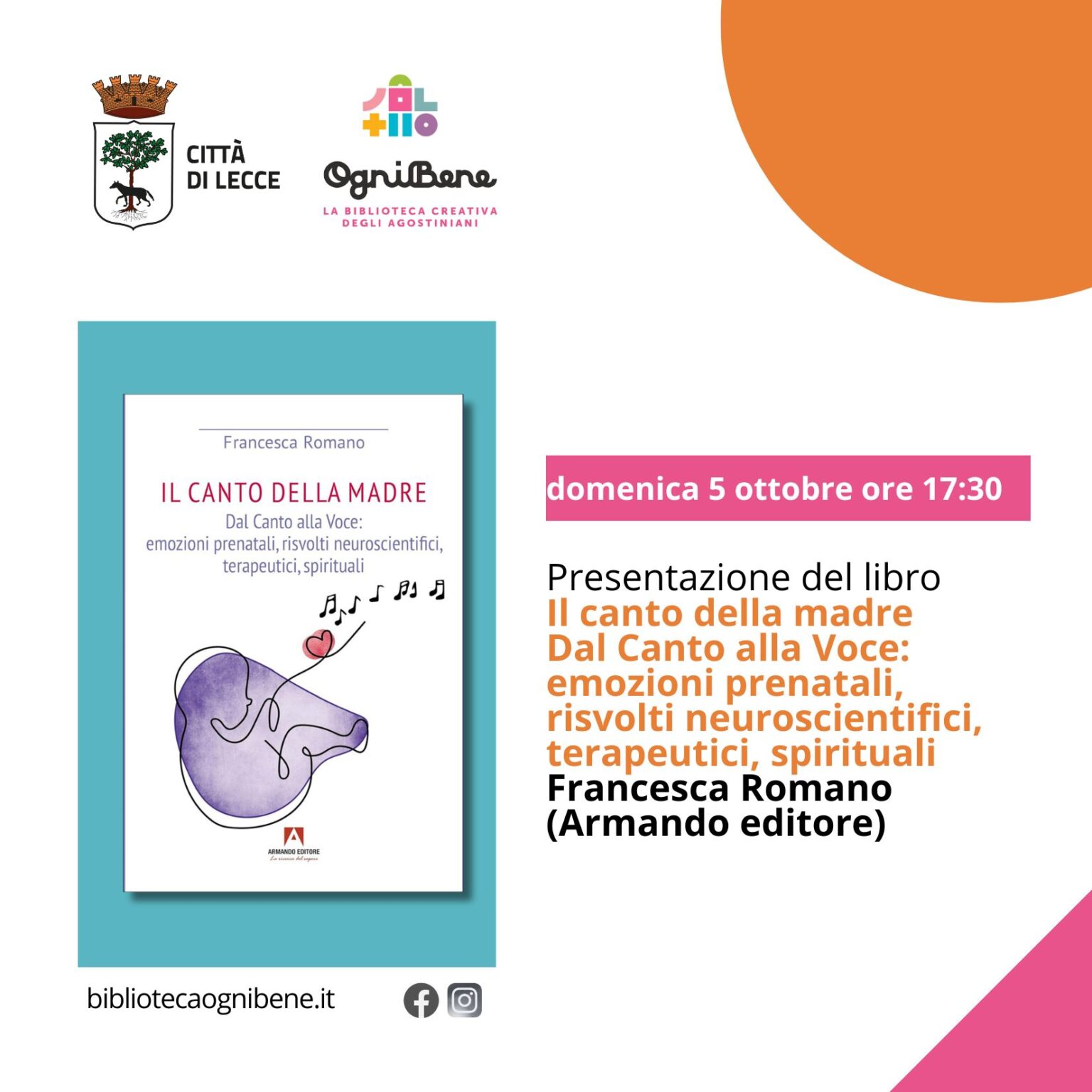 Presentazione del libro   IL CANTO DELLA MADRE