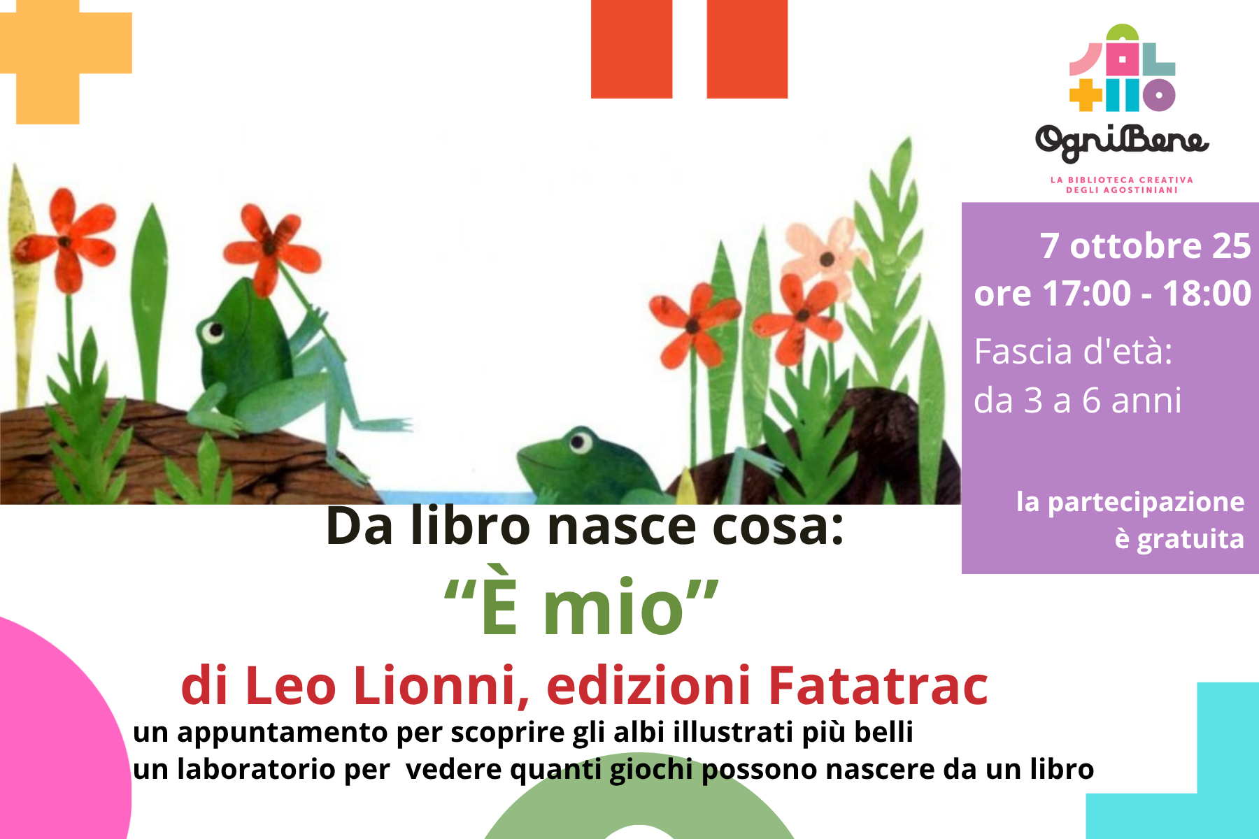 Da libro nasce cosa : &ldquo;&Egrave; mio&rdquo; di Leo Lionni