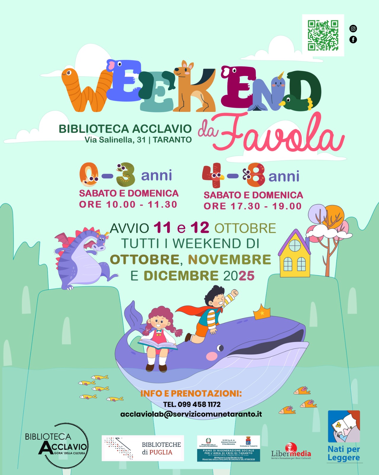 Weekend da Favola: Storie, Sorrisi e Magia in Biblioteca!
