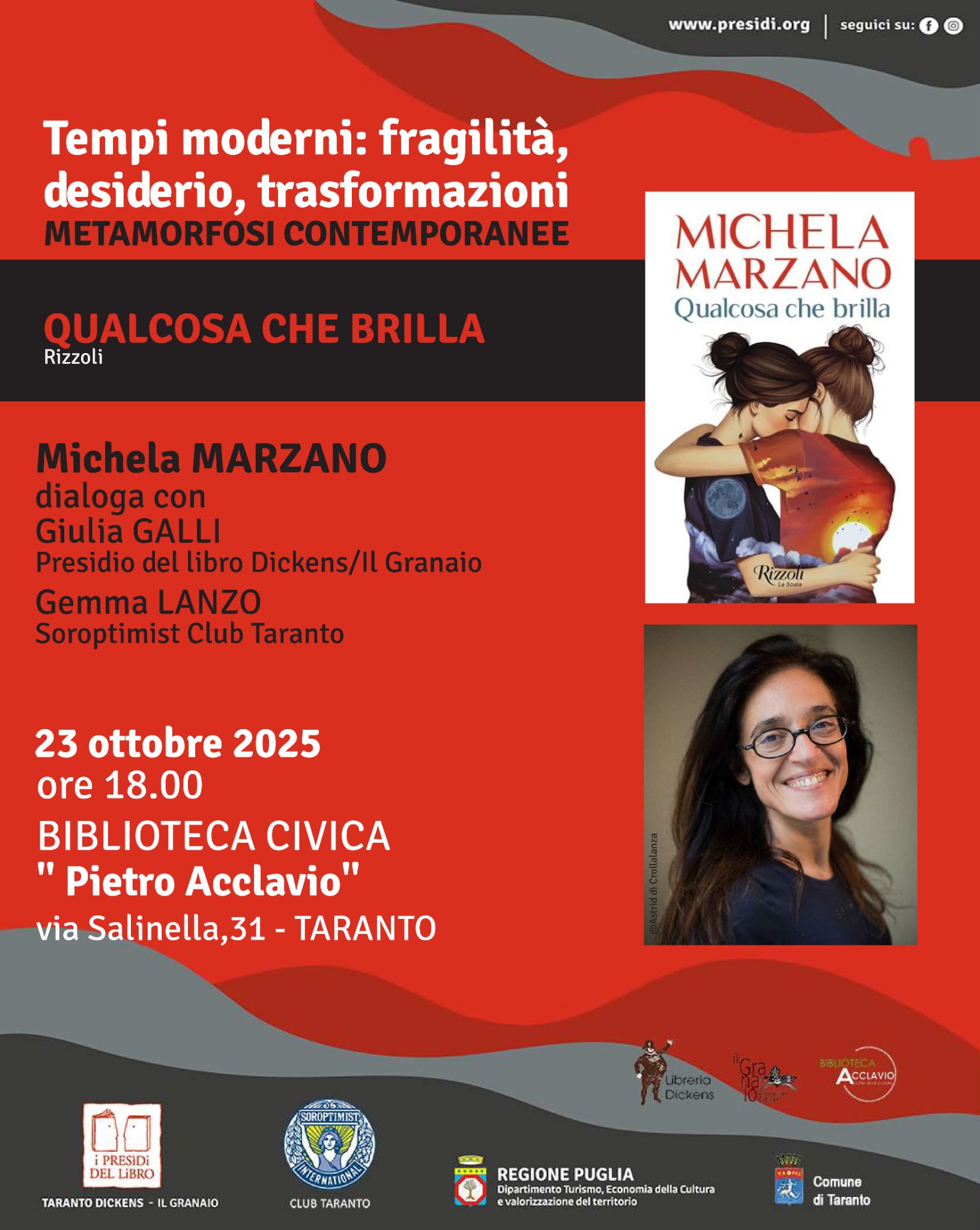Presentazione del libro Qualcosa che brilla di Michela Marzano