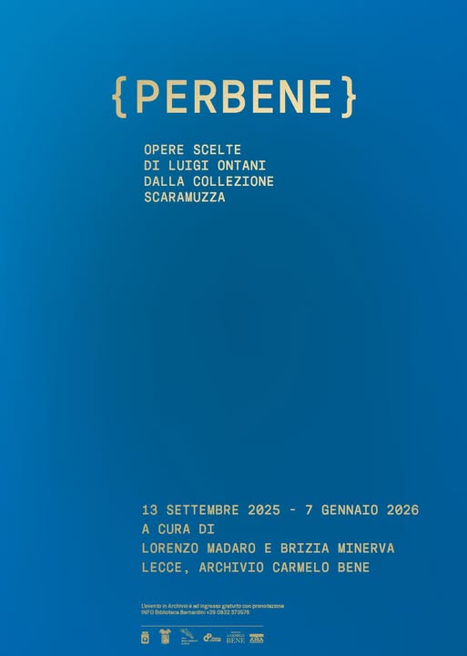 PER BENE. OPERE SCELTE DI LUIGI ONTANI DA UNA COLLEZIONE PRIVATA