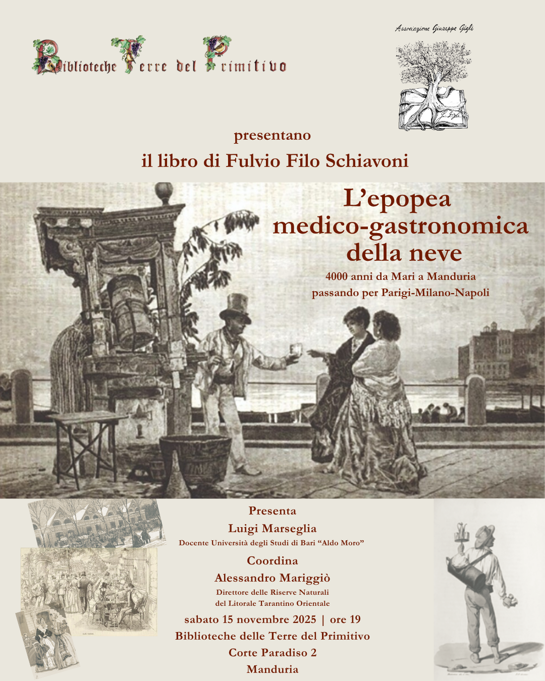 “L’epopea medico-gastronomica della neve"