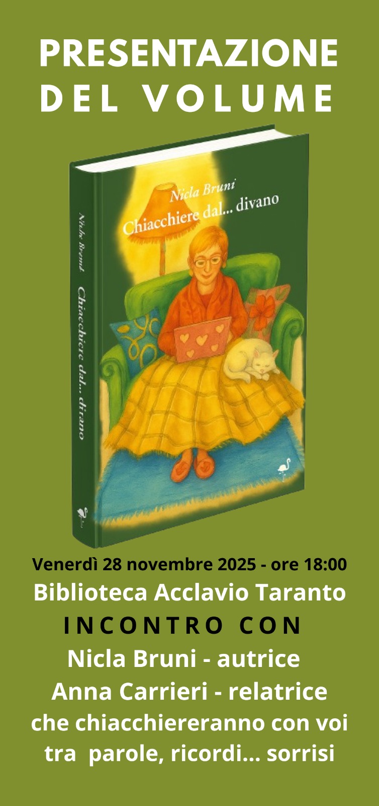 Presentazione del libro Chiacchiere ...dal divano