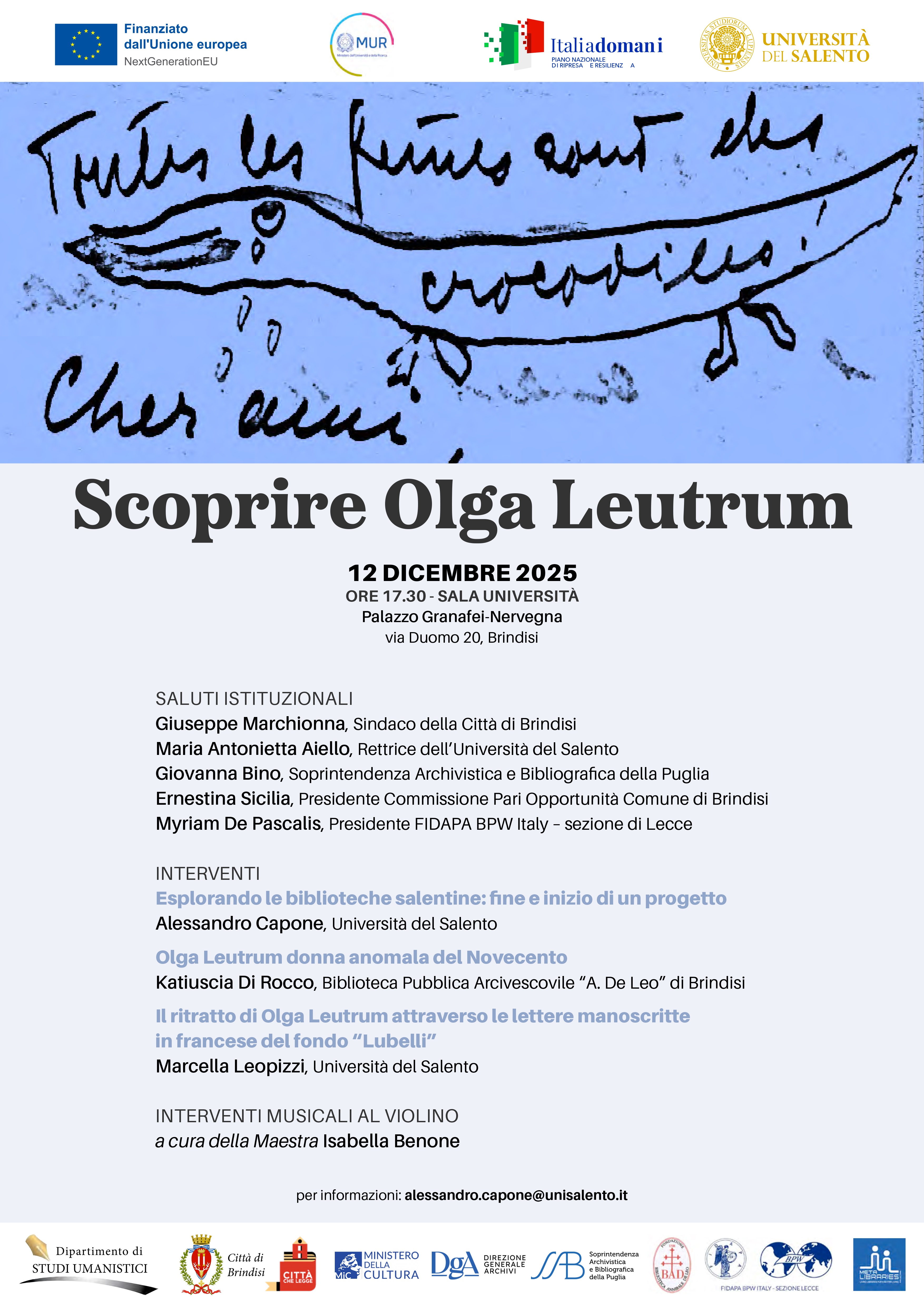 Scoprire Olga Leutrum