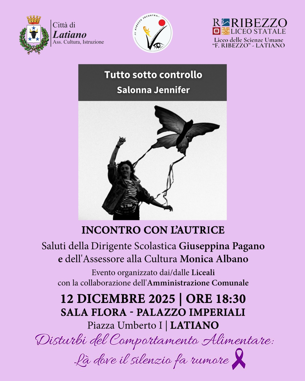 Incontro con l&rsquo;autrice Jennifer Salonna &ldquo;Tutto sotto controllo&rdquo;