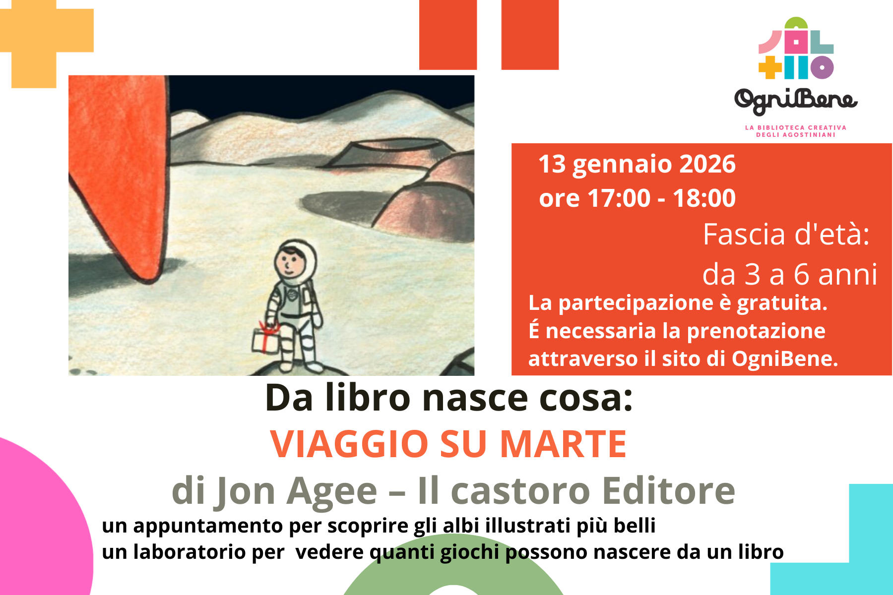 Da libro nasce cosa : VIAGGIO SU MARTE