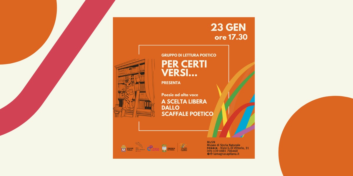 Per Certi Versi EVENTO RINVIATO A DATA DA DESTINARSI