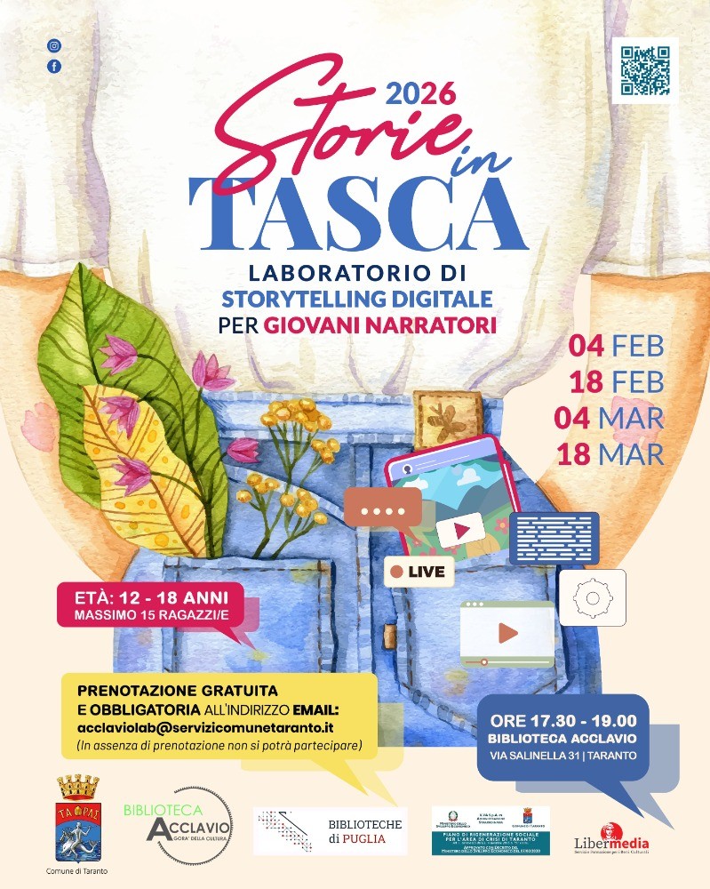 &ldquo;Storie in Tasca&rdquo;: il laboratorio di storytelling digitale