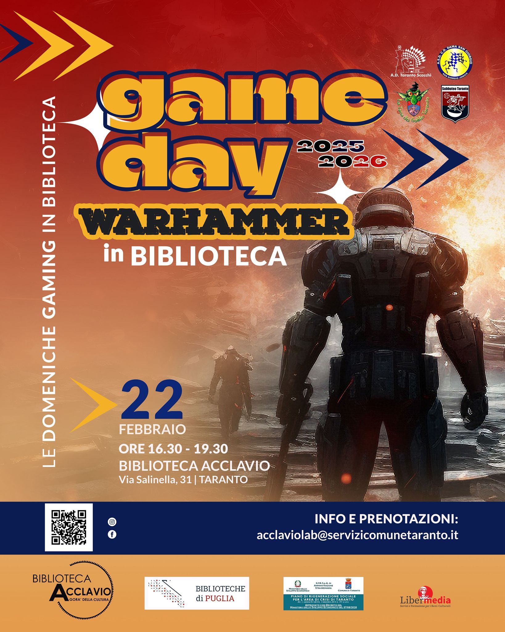 La Biblioteca  Are le Porte agli Appassionati di Wargaming