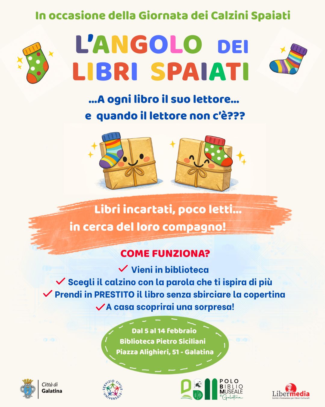 L'angolo dei libri spaiati