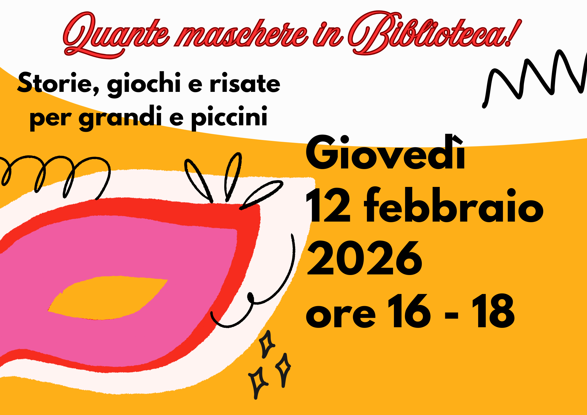 Quante maschere in Biblioteca!