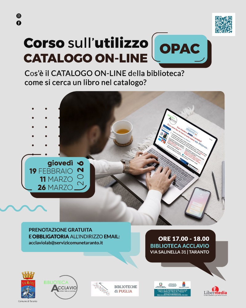 Domina gli scaffali: Scopri come usare l&rsquo;OPAC con i mini-corsi della Biblioteca Acclavio