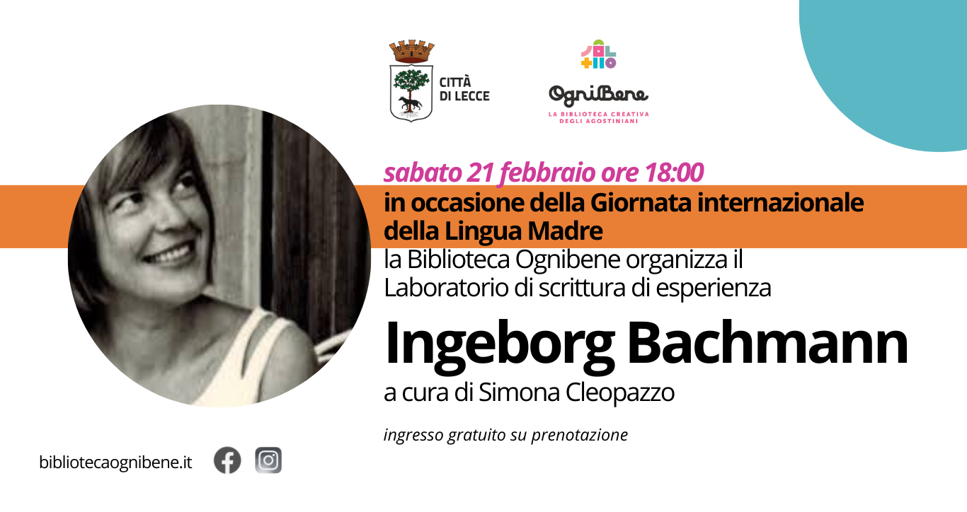 Laboratorio di scrittura di esperienza su Ingeborg Bachmann