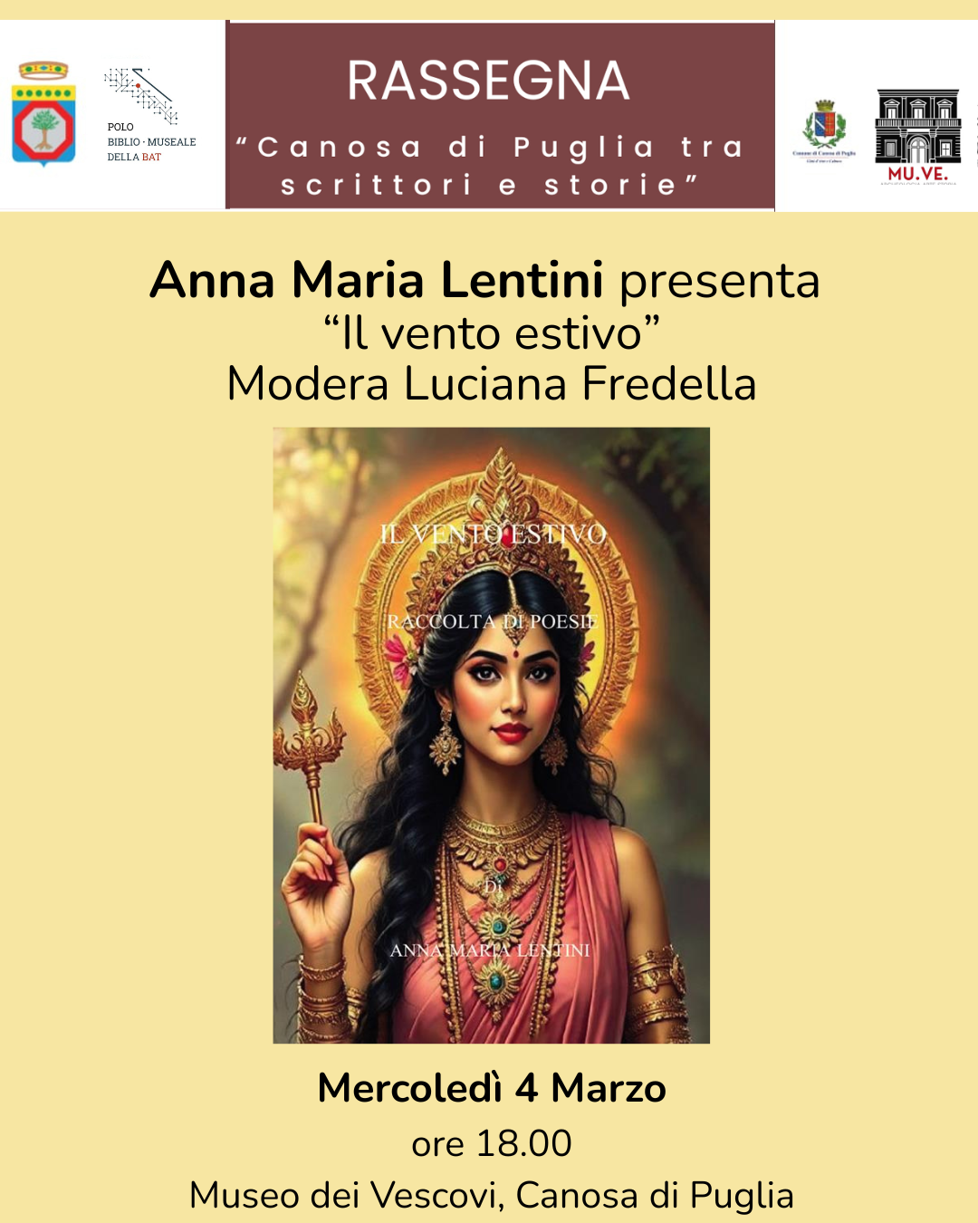 Rassegna libraria CANOSA DI PUGLIA TRA SCRITTORI E STORIE