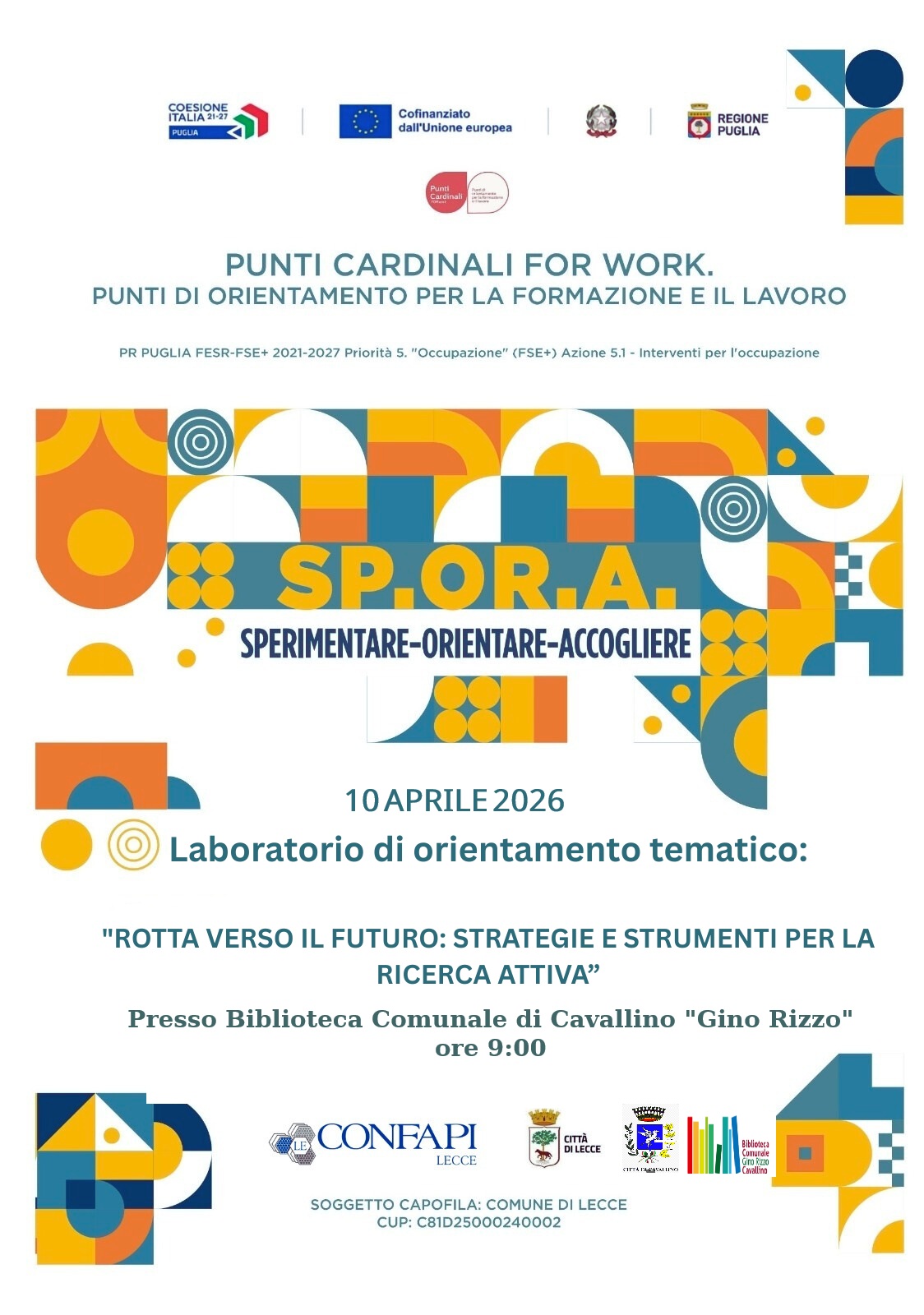 Sperimentare - Orientare - Accogliere