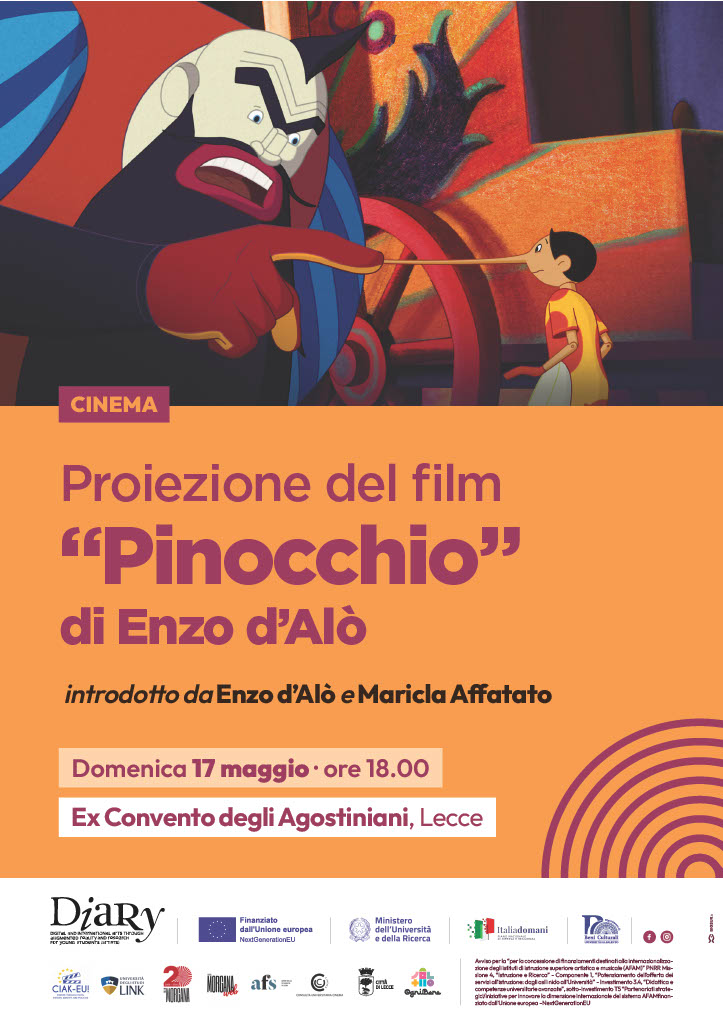 Proiezione del film di animazione &ldquo;Pinocchio&rdquo; di Enzo d&rsquo;Al&ograve;