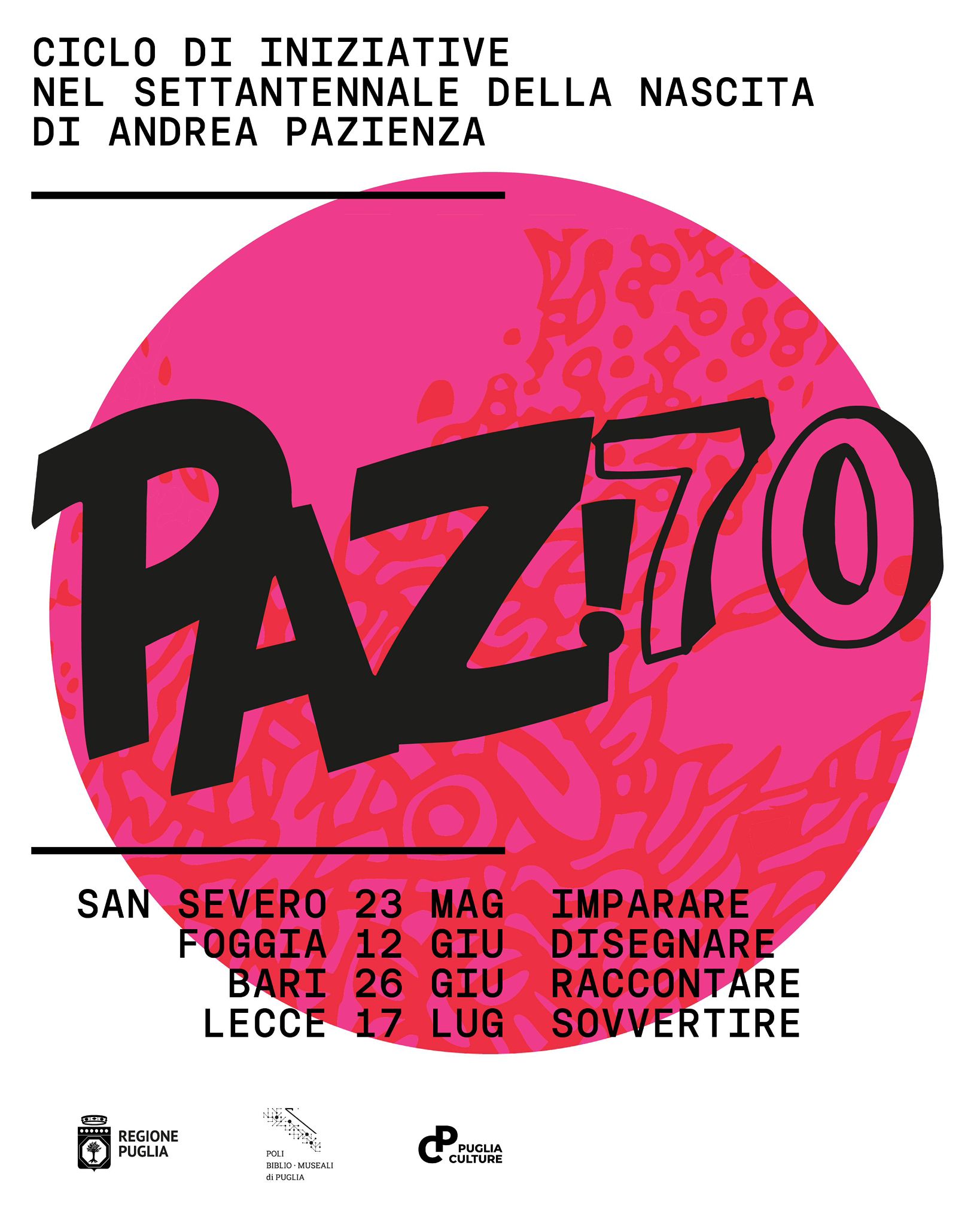 Settant&rsquo;anni di Paz: la Puglia celebra il genio di Andrea Pazienza con la rassegna &ldquo;PAZ 70&rdquo;