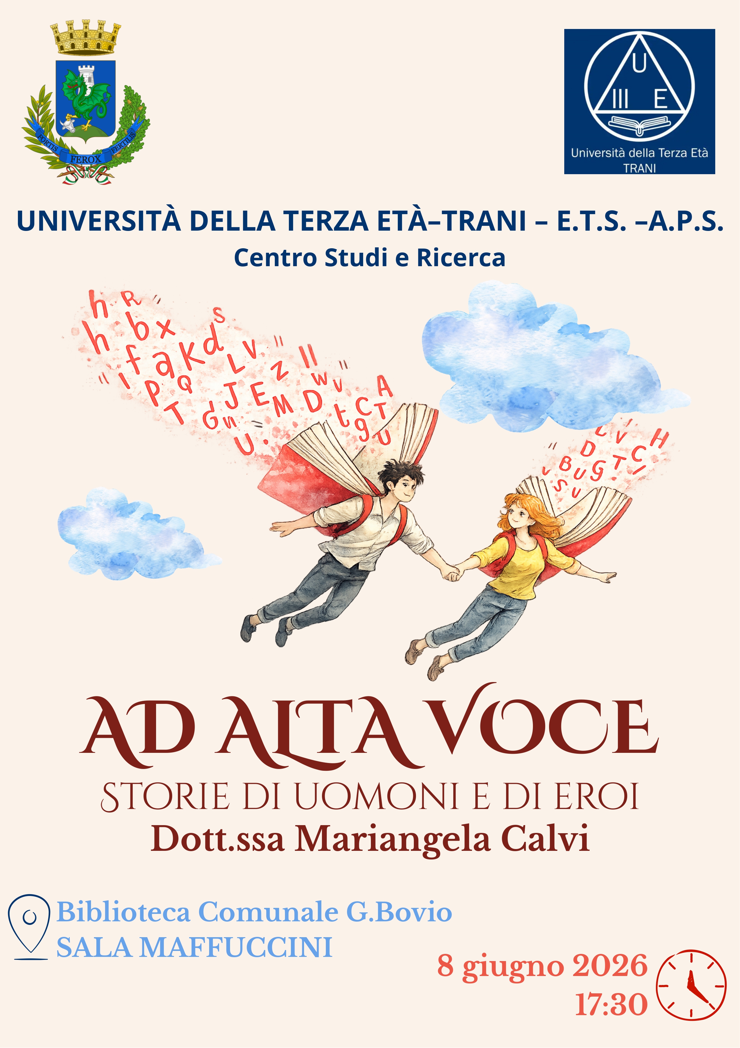 Incontro tematico su AD ALTA VOCE. STORIE DI UOMINI ED EROI