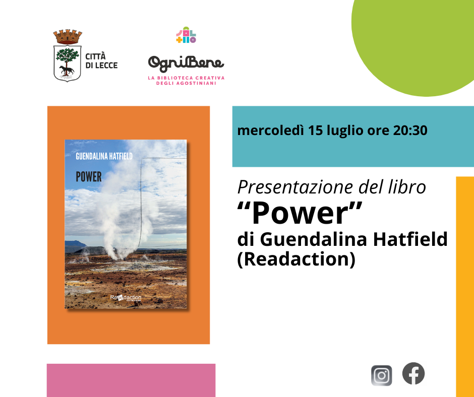 Presentazione del libro &ldquo;Power&rdquo; di Guendalina Hatfield
