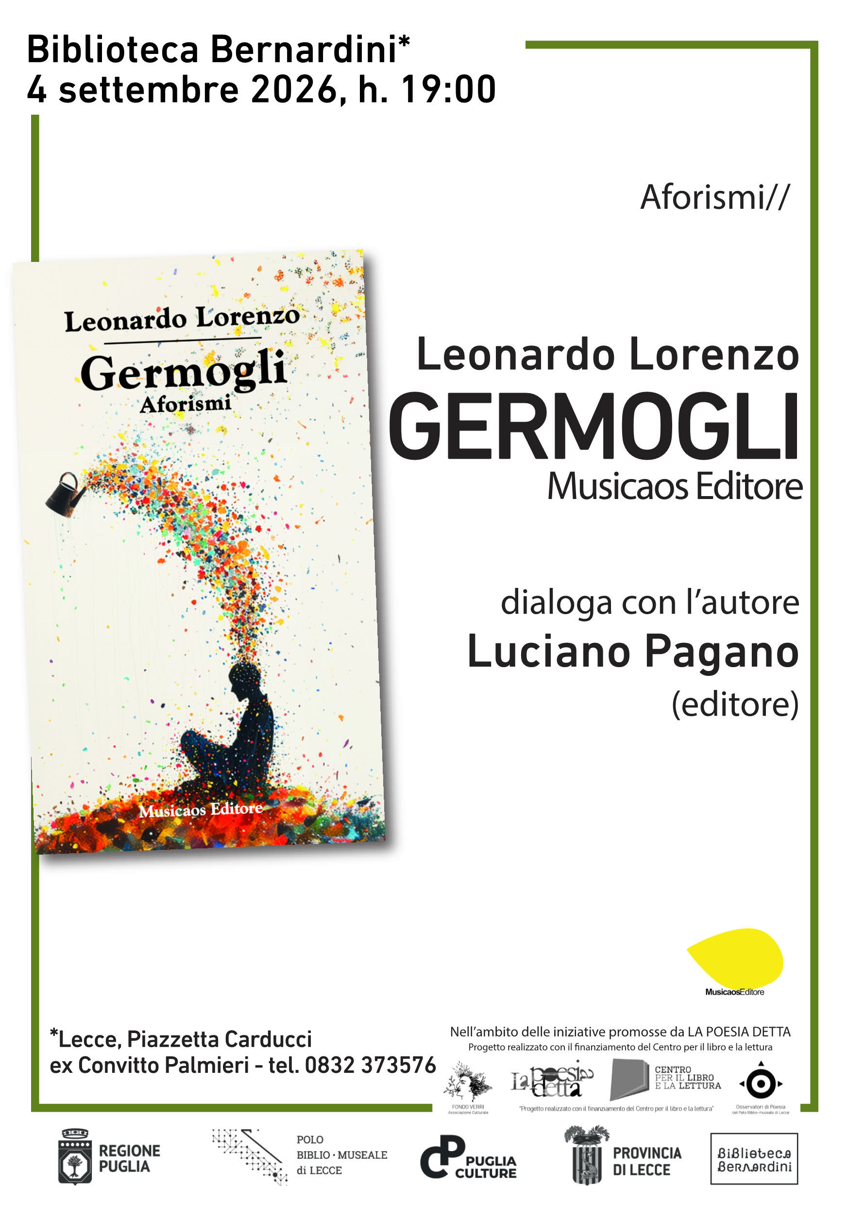 &ldquo;Germogli. Aforismi&rdquo;