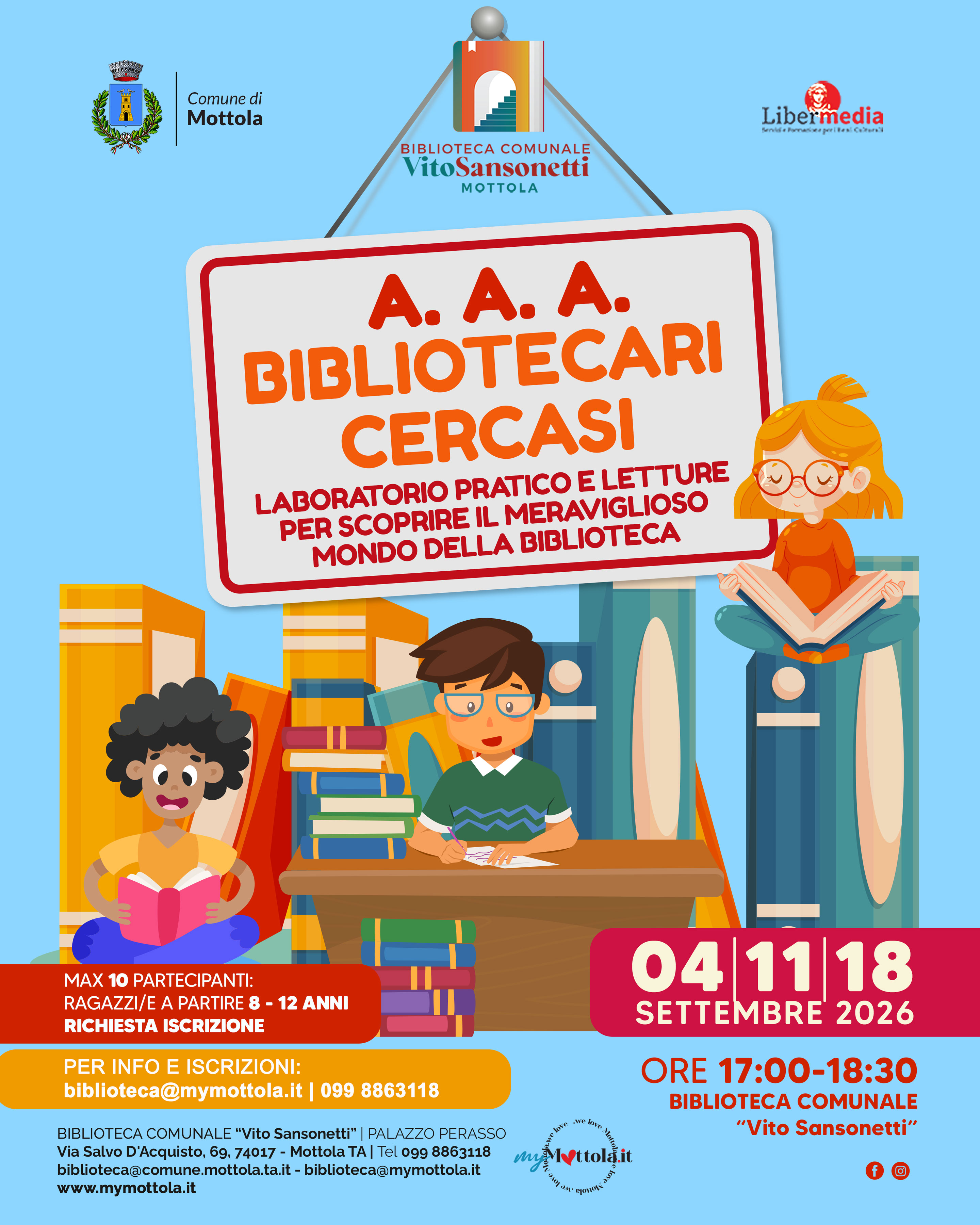 A.A.A. BIBLIOTECARI CERCASI