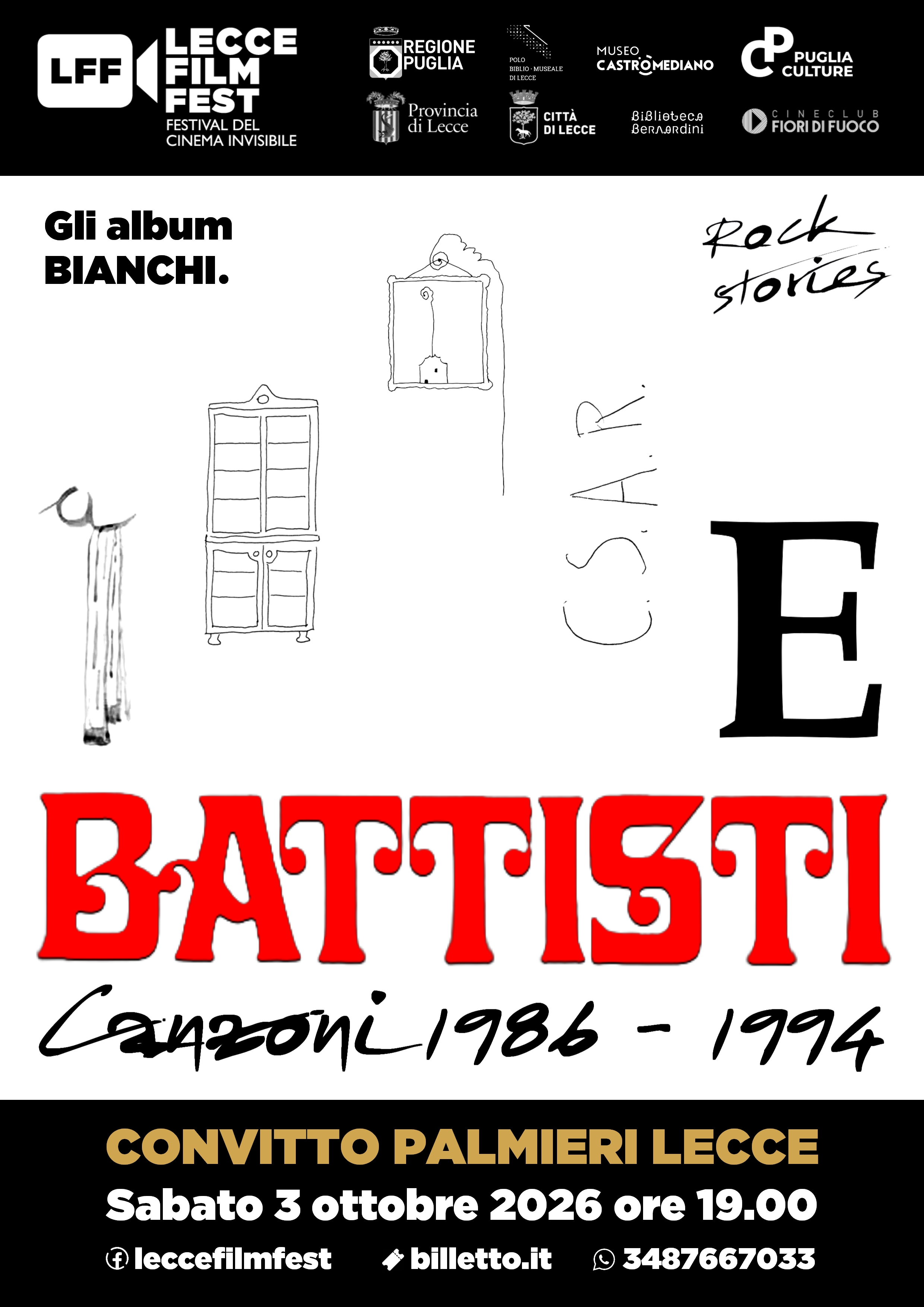 BATTISTI ROCK STORIES - GLI ALBUM BIANCHI.